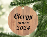 Clergy Since 2024 - Circle Ornament C