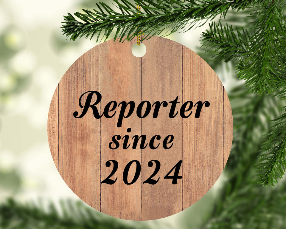 Reporter Since 2024 - Circle Ornament C