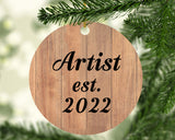 Artist Established Est. 2022 - Circle Ornament C