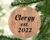 Clergy Established Est. 2022 - Circle Ornament C