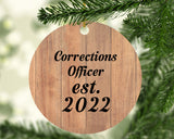 Corrections Officer Established Est. 2022 - Circle Ornament C