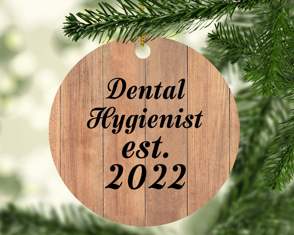 Dental Hygienist Established Est. 2022 - Circle Ornament C