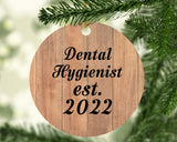Dental Hygienist Established Est. 2022 - Circle Ornament C