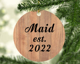 Maid Established Est. 2022 - Circle Ornament C