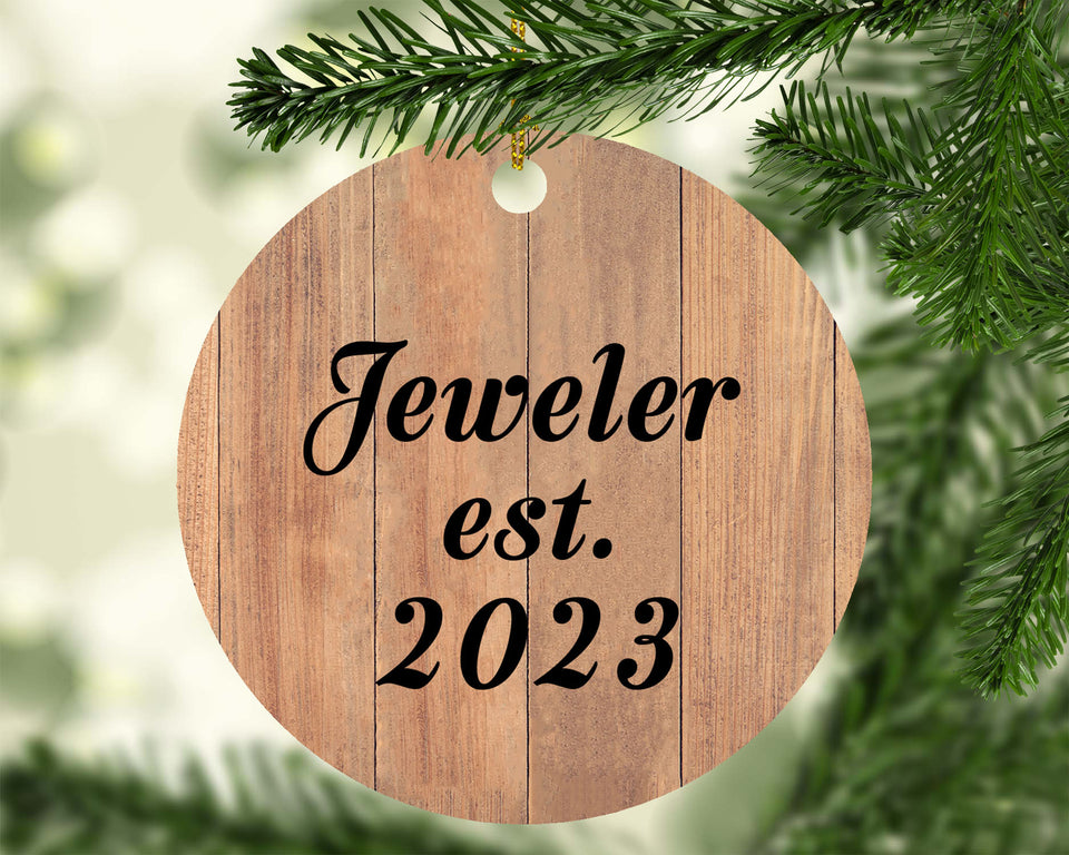 Jeweler Established Est. 2023 - Circle Ornament C