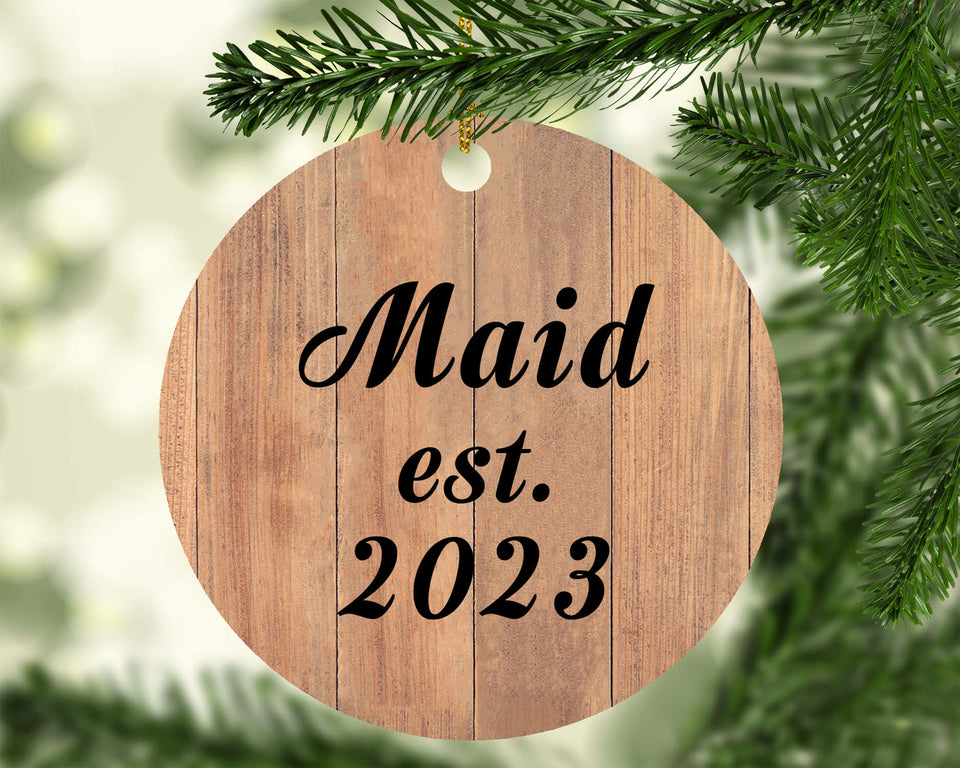 Maid Established Est. 2023 - Circle Ornament C