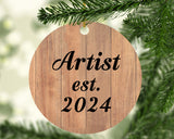 Artist Established Est. 2024 - Circle Ornament C