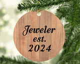 Jeweler Established Est. 2024 - Circle Ornament C