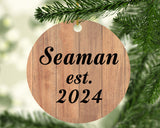 Seaman Established Est. 2024 - Circle Ornament C