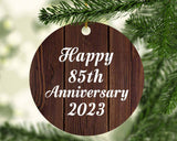 Happy 85th Anniversary 2023 - Circle Ornament D