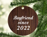 Boyfriend Since 2022 - Circle Ornament D