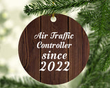 Air Traffic Controller Since 2022 - Circle Ornament D