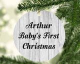 Arthur Baby's First Christmas - Circle Ornament F
