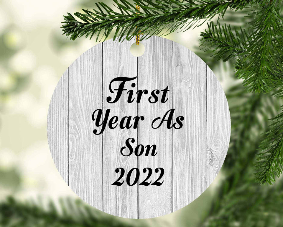 First Year As Son 2022 - Circle Ornament F