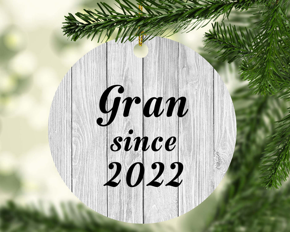 Gran Since 2022 - Circle Ornament F