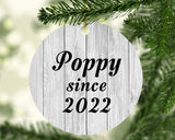 Poppy Since 2022 - Circle Ornament F