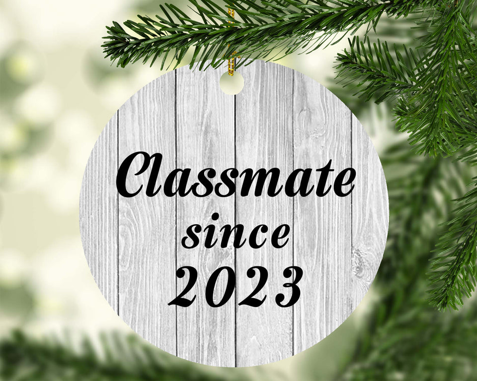 Classmate Since 2023 - Circle Ornament F