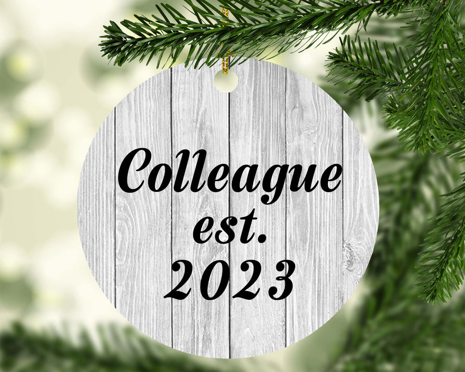 Colleague Established Est. 2023 - Circle Ornament F