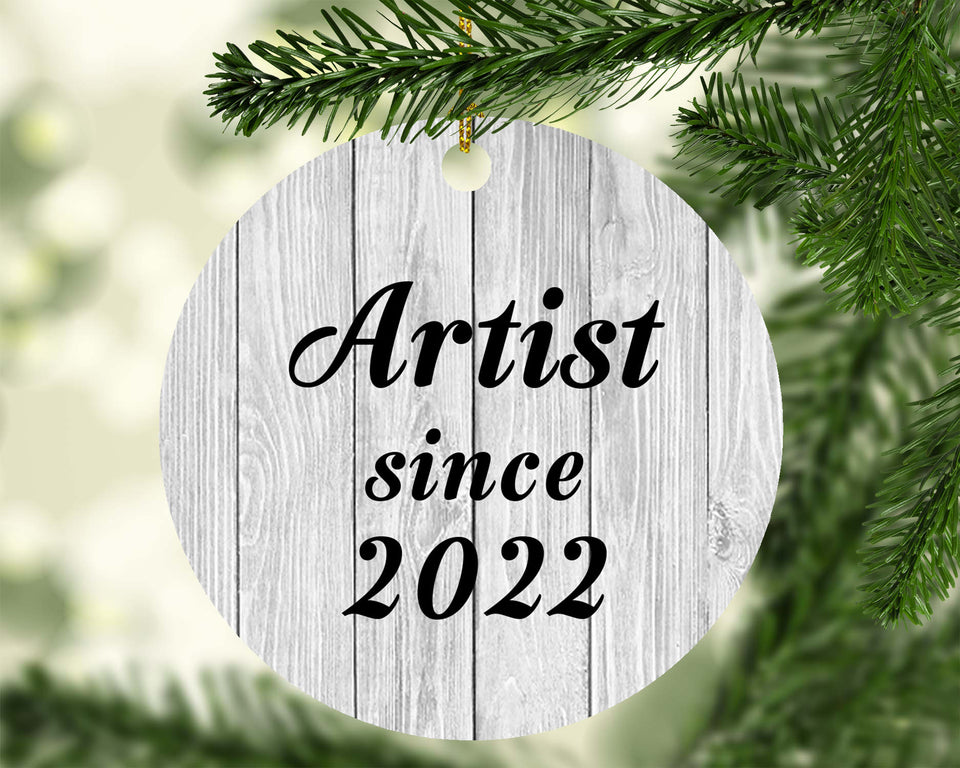 Artist Since 2022 - Circle Ornament F