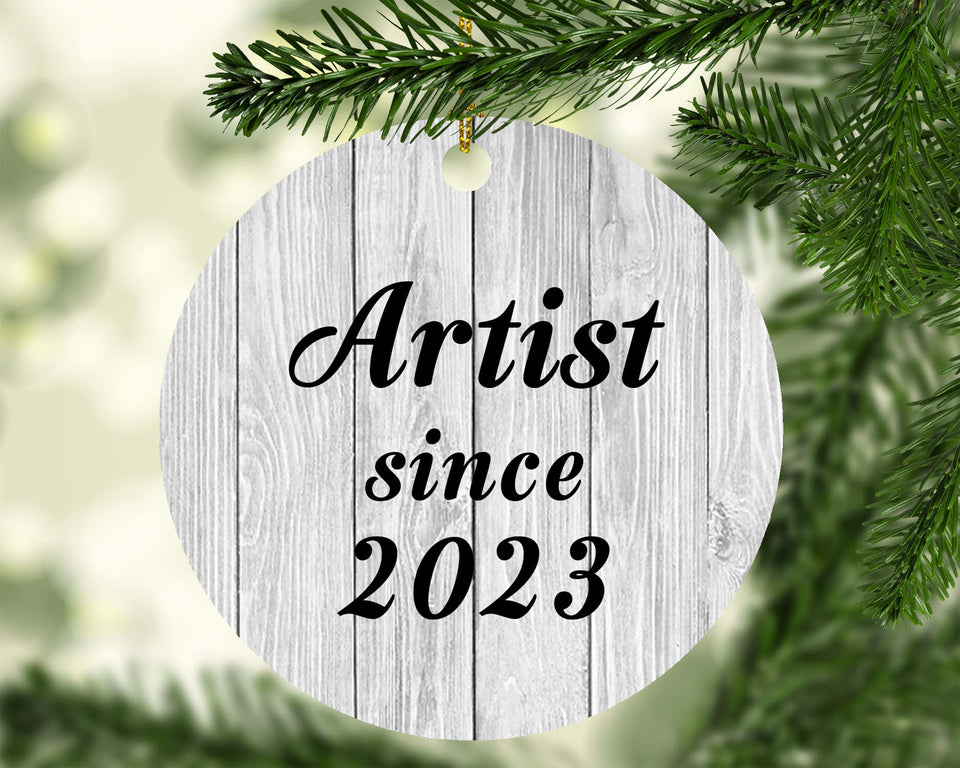 Artist Since 2023 - Circle Ornament F