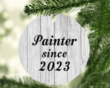 Painter Since 2023 - Circle Ornament F