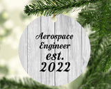 Aerospace Engineer Established Est. 2022 - Circle Ornament F