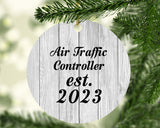 Air Traffic Controller Established Est. 2023 - Circle Ornament F