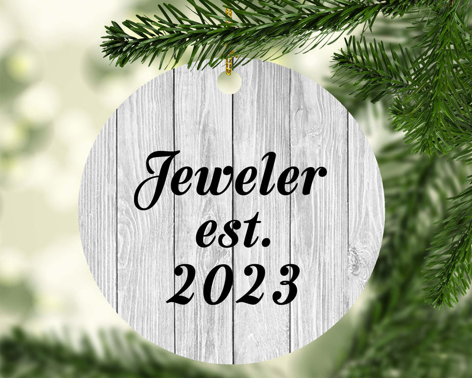 Jeweler Established Est. 2023 - Circle Ornament F