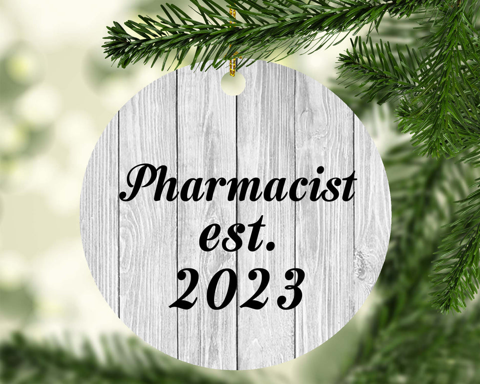 Pharmacist Established Est. 2023 - Circle Ornament F