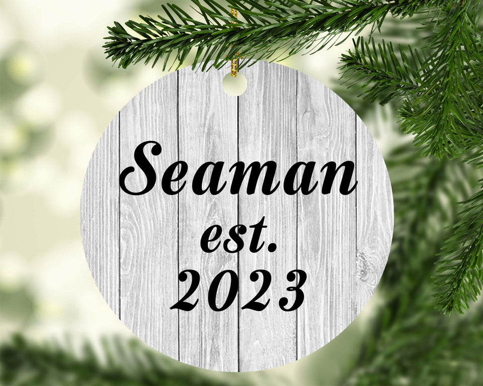 Seaman Established Est. 2023 - Circle Ornament F