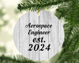 Aerospace Engineer Established Est. 2024 - Circle Ornament F