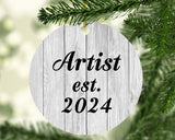 Artist Established Est. 2024 - Circle Ornament F