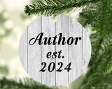 Author Established Est. 2024 - Circle Ornament F