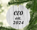 CEO Established Est. 2024 - Circle Ornament F
