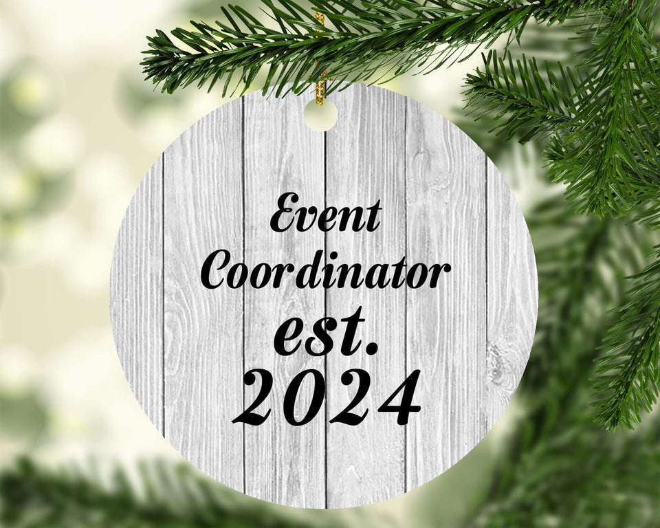 Event Coordinator Established Est. 2024 - Circle Ornament F