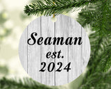 Seaman Established Est. 2024 - Circle Ornament F