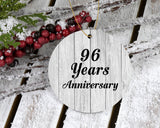 96th Anniversary 96 Years Anniversary - Circle Ornament F