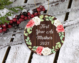 First Year As Mother 2021 - Circle Ornament A