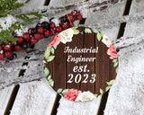 Industrial Engineer Established Est. 2023 - Circle Ornament A