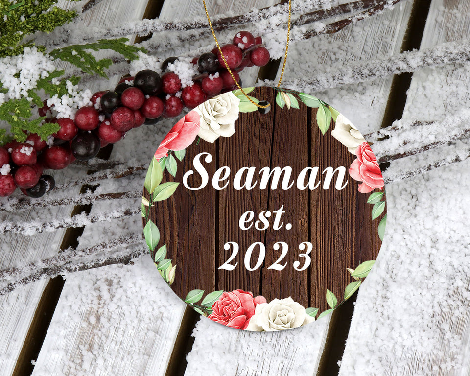 Seaman Established Est. 2023 - Circle Ornament A