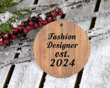 Fashion Designer Established Est. 2024 - Circle Ornament C