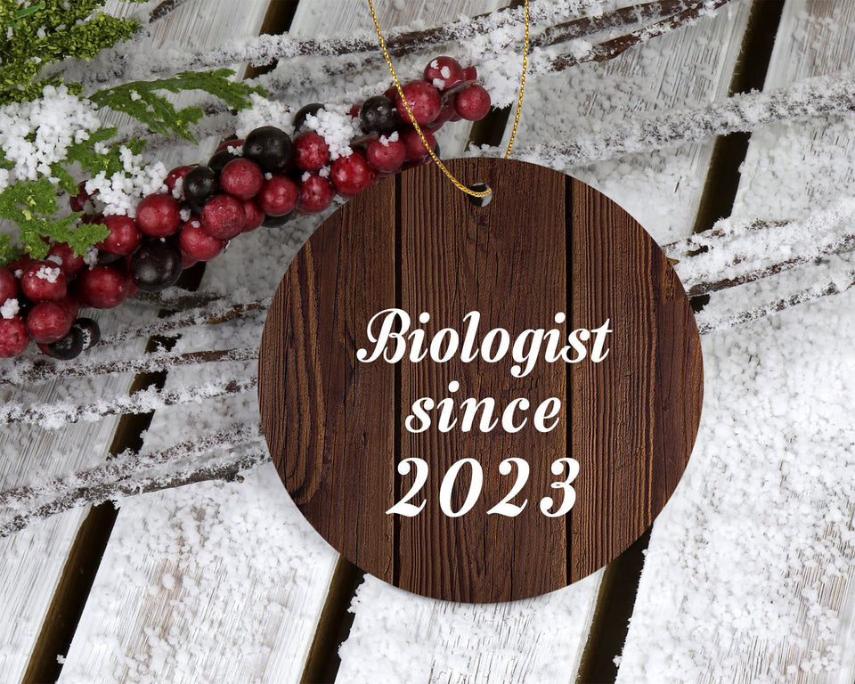 Biologist Since 2023 - Circle Ornament D