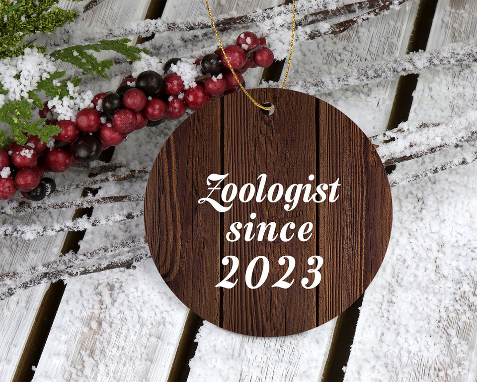 Zoologist Since 2023 - Circle Ornament D