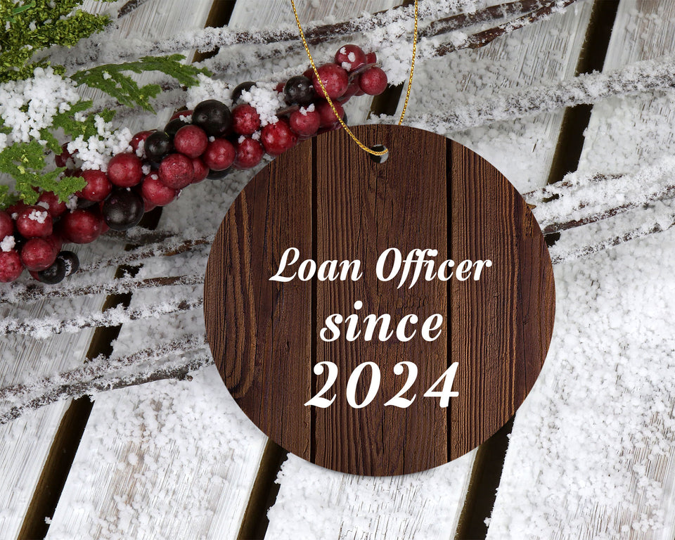Loan Officer Since 2024 - Circle Ornament D