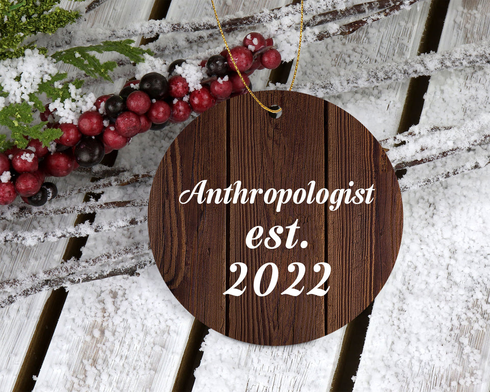 Anthropologist Established Est. 2022 - Circle Ornament D
