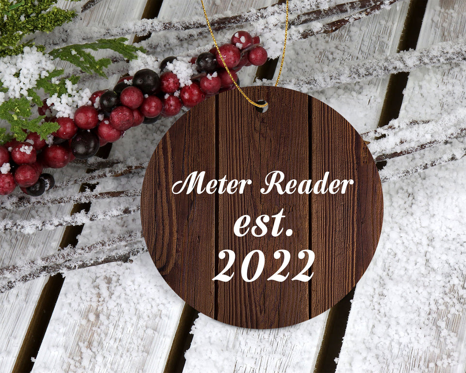 Meter Reader Established Est. 2022 - Circle Ornament D