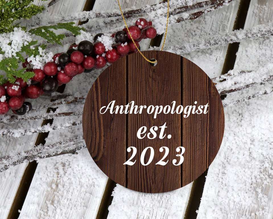 Anthropologist Established Est. 2023 - Circle Ornament D