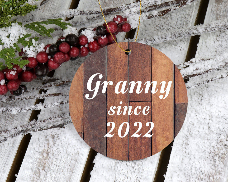 Granny Since 2022 - Circle Ornament E