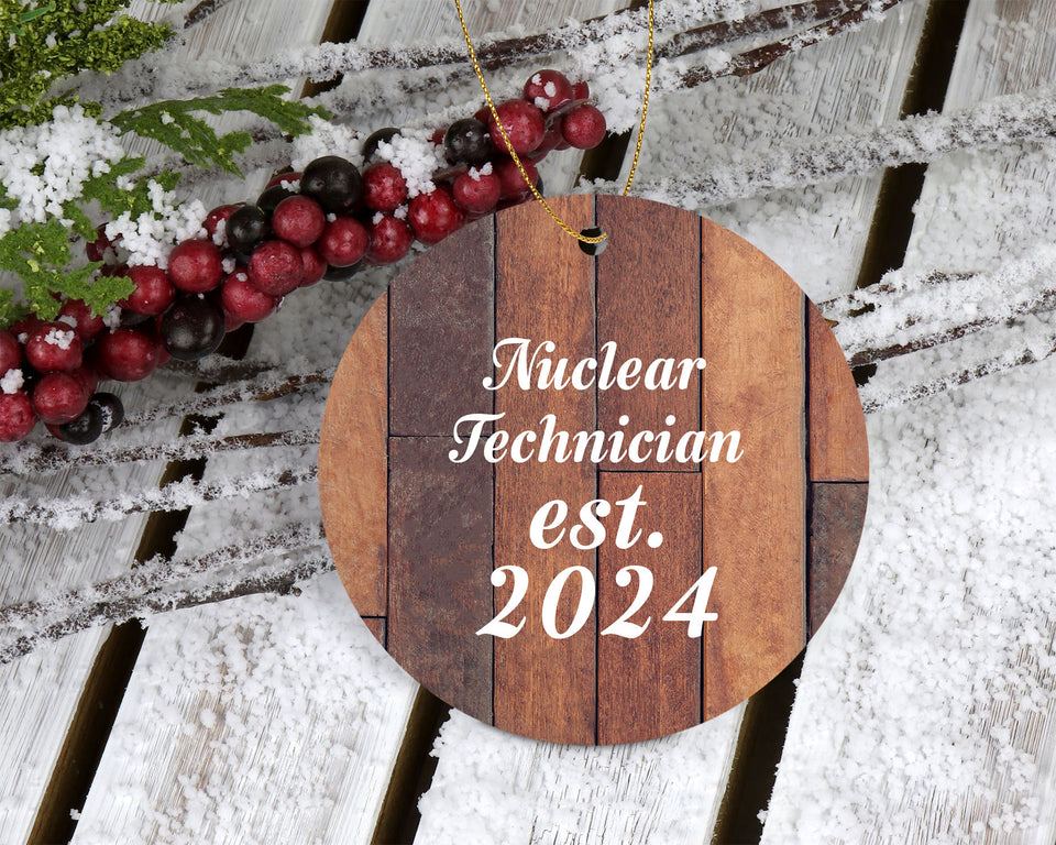Nuclear Technician Established Est. 2024 - Circle Ornament E