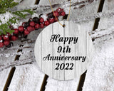 Happy 9th Anniversary 2022 - Circle Ornament F
